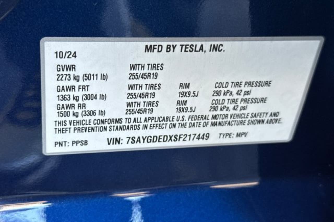 2025 Tesla Model Y Long Range 25
